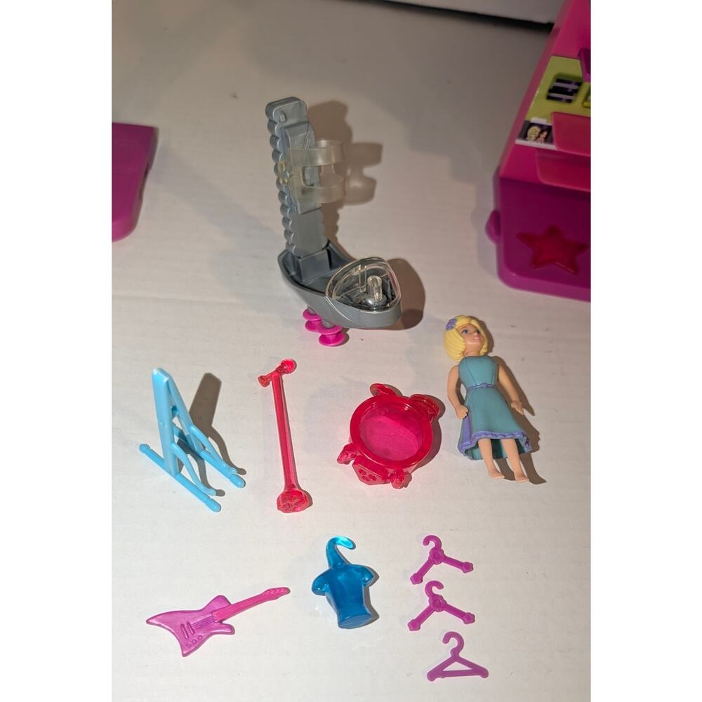 Polly Pocket Polly World Rockin' Theme Park Playset Lights Sounds Near Complete - Picture 7 of 9